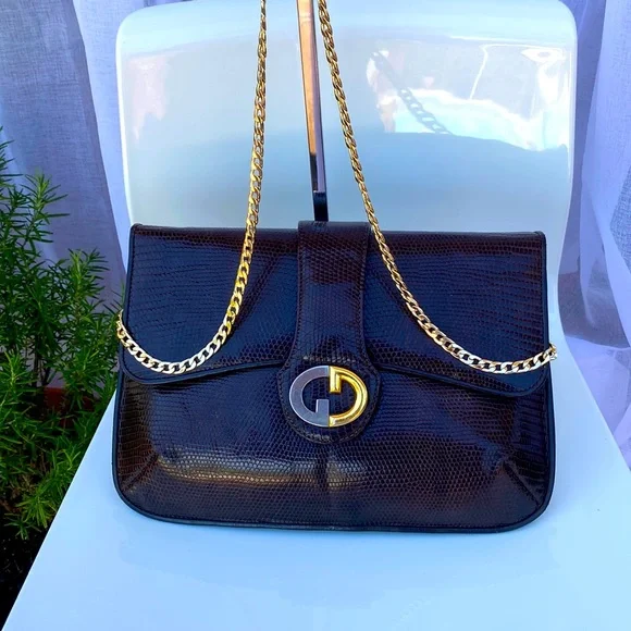 Authentic Gucci. Clutch Shoulder bag Rare Vintage - Picture 7 of 16